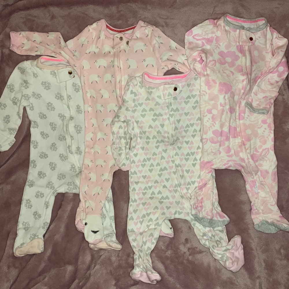 0-3 months onesies for baby girl
